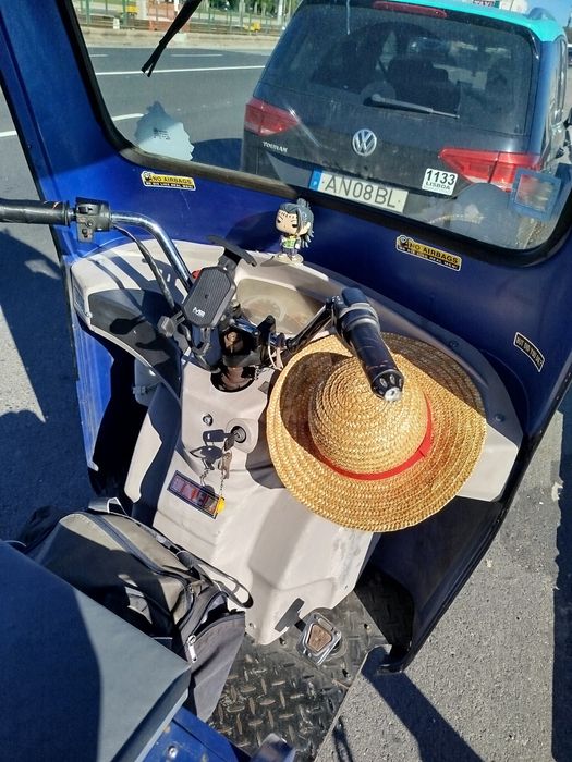 Tuktuk Elétrico – pronto a trabalhar