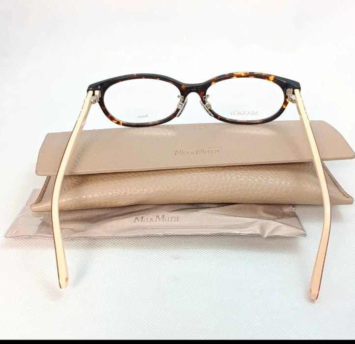 MAX&Co. Okulary Korekcyjne Damskie Żółwowe Zerówki Nowe Oryginalne