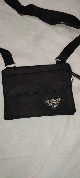 Сумка-кошелёк спорт кроссбоди плащёвка на 3 отделения б/у