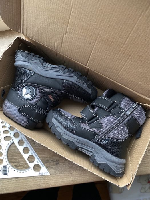 Дитячі зимові сапожки / ботінки вовна / черевики термо хутро 30 розмір