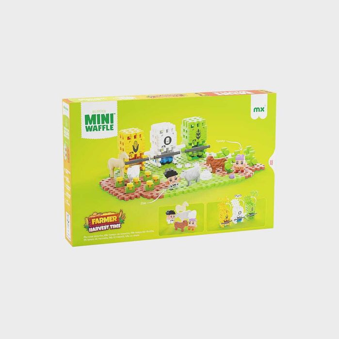 MARIOINEX 907566 mini wafle FARMER CZAS ZBIORÓW 102 elementy + 2 figurki gratis
