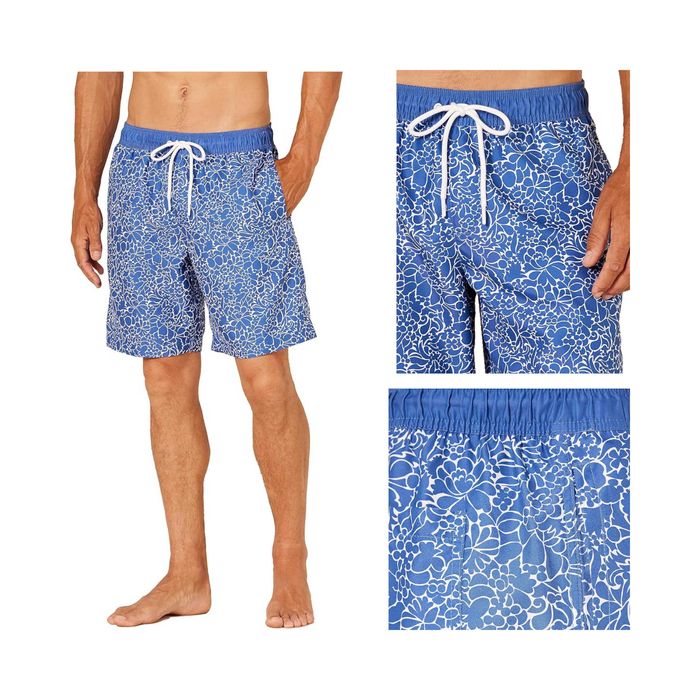 Kąpielówki AMAZON ESSENTIALS Szybkoschnące Kieszenie Niebieski XXL