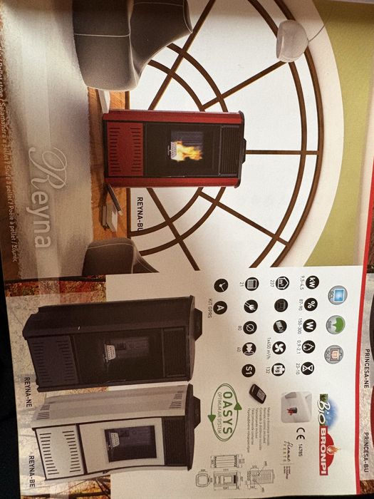 Salamandra Pellets da Bronpi - modelo Reyna