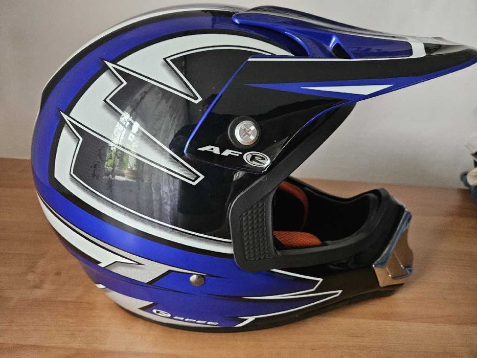 Kask cross/enduro Madhead AFR XL 61 cm + pudełko | Stan bardzo dobry