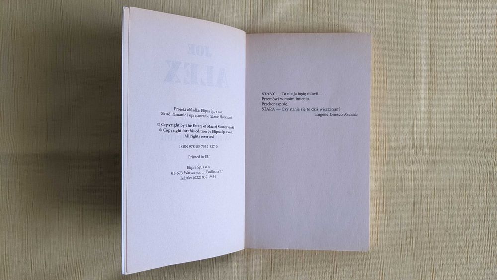 Śmierć mówi w moim imieniu – Joe Alex