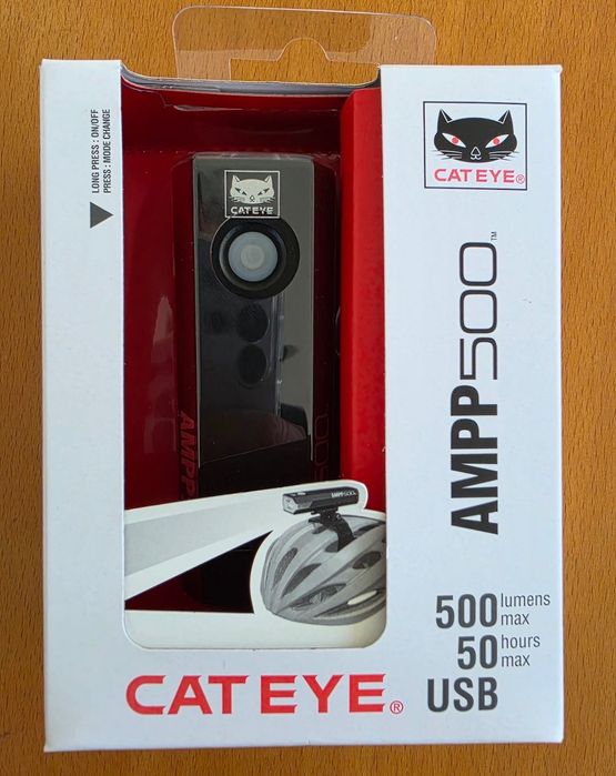 Lanternas Cateye AMPP 400 e 500 Lumens