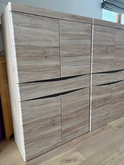 Komoda 2 szt. jasny dąb Meble Wójcik, loft, industrialny, skandynawski