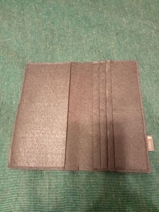 NOWE etui na telefon portfel filcowy pomarańczowy