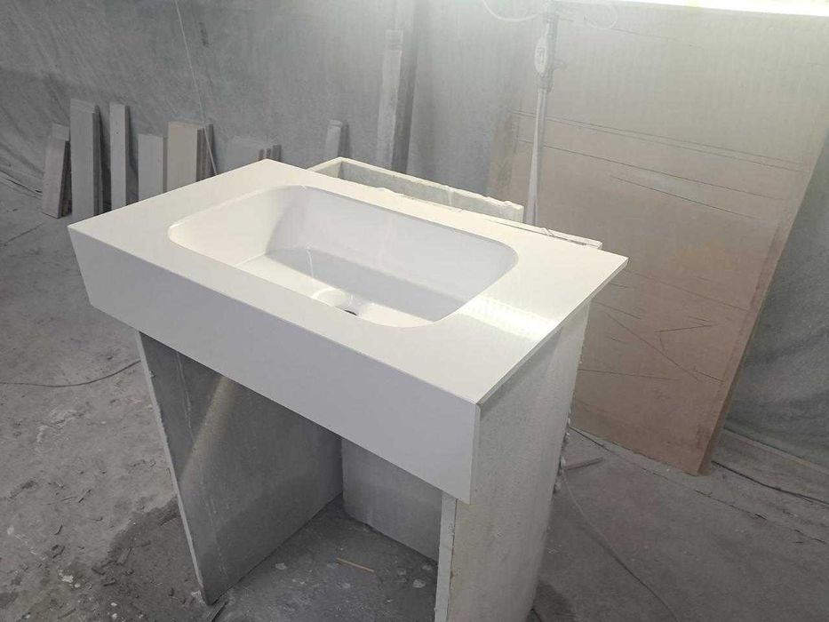 Стільниці з литим умивальником. Дзеркала-Тумби,Безкоштовна доставка !