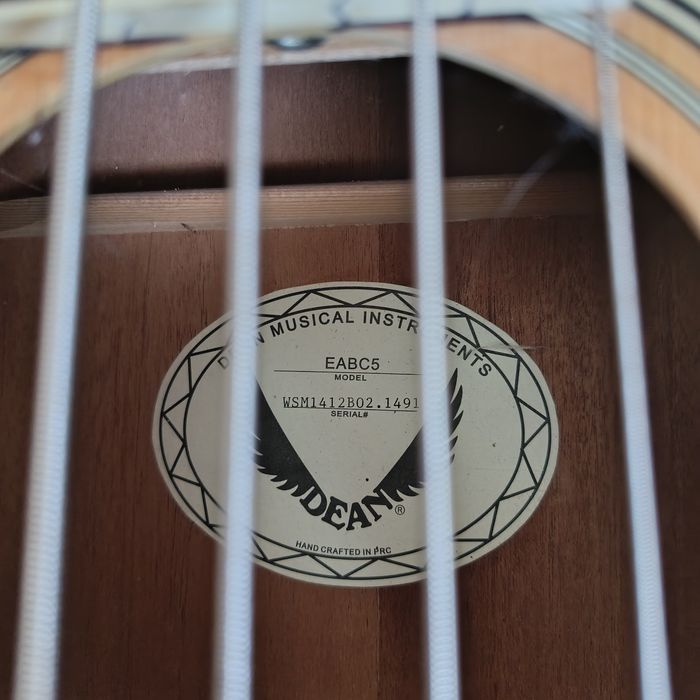 Gitara basowa bas elektroakustyczna Dean EABC5