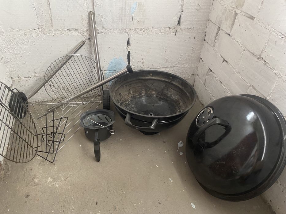 Gril, na lato, czarny