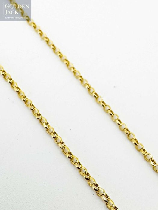 Złoty łańcuszek splot Ankier złoto pr. 585 waga 1,26 g długość 45 cm