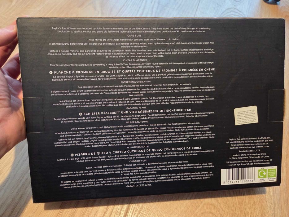 Kit Mármore e facas de queijo Novo