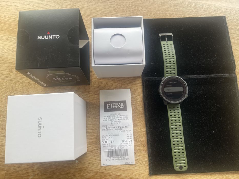 Suunto Vertical Titanium Solar – zegarek sportowy GPS, szafirowe szkło