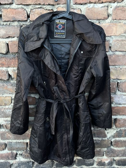 Lekka czarna parka hikis fashion roz s