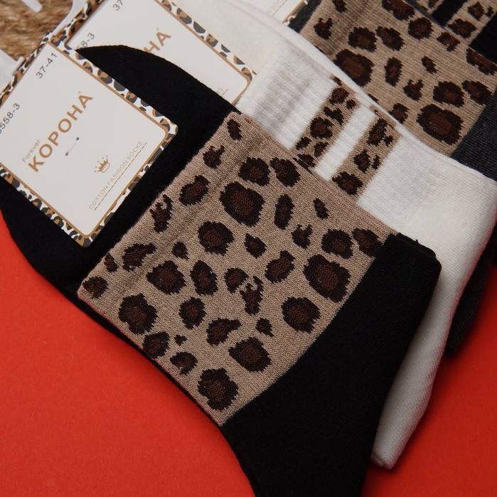 Zestaw 5 par skarpetek damskich