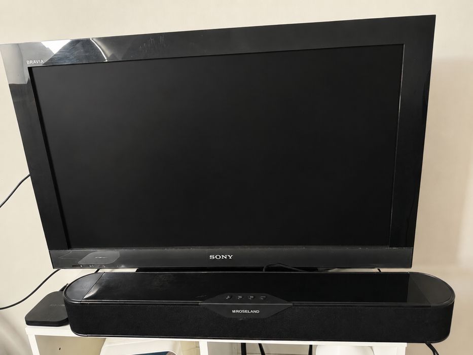 Telewizor 32 sony + sundbar i otwarzacz multimedialny 4k xiaomi