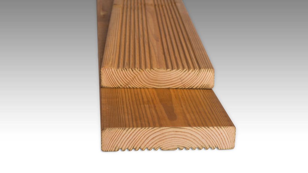 Deski tarasowe 27x144 mm IMPREGNOWANE deska na taras DREWNO Z PÓŁNOCY