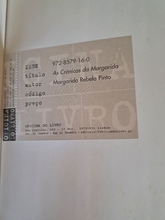 As crónicas da margarida