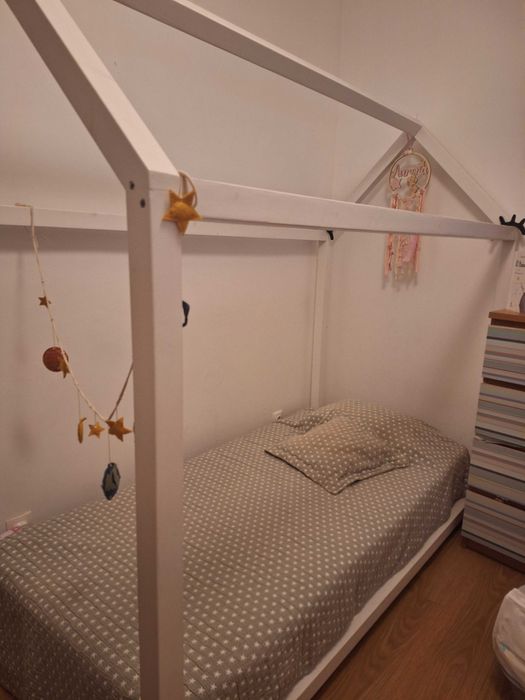 Cama Infantil Montessori + estrado + colchão