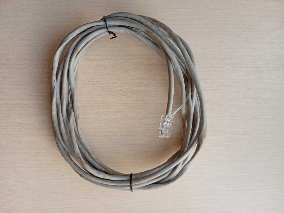 Патч-корд CAT5e RJ45 UTP 4,8 м сірий (вживаний)
