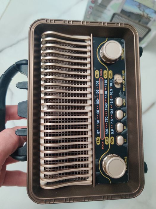 Bluetooth колонка, магнитола, радіо з антенной