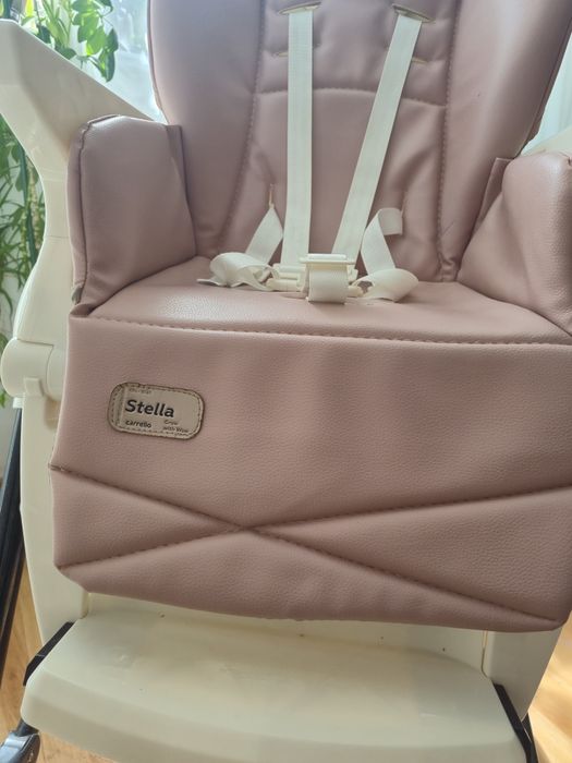 Дитячий стільчик для годування Carrello Stella (пудровий/рожевий)