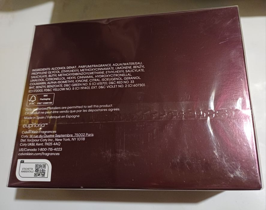 Calvin Klein EDP Euphoria 100ml  Oryginał