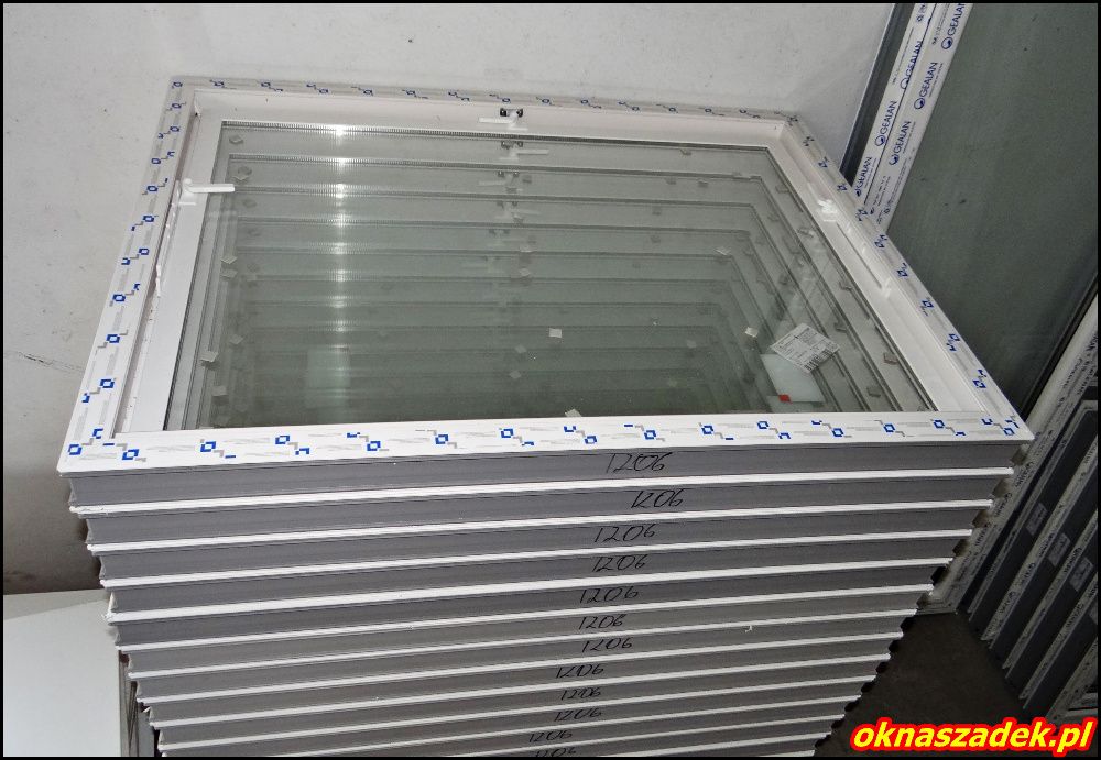 1200x900 okno PCV gospodarcze do garażu, magazynu, obory, kurnika