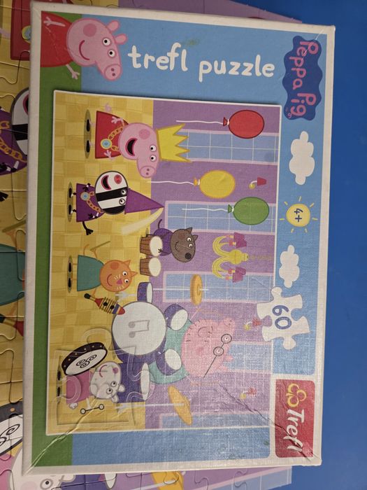 Puzzle Urodziny Peppy 60elementów Trefl 4+