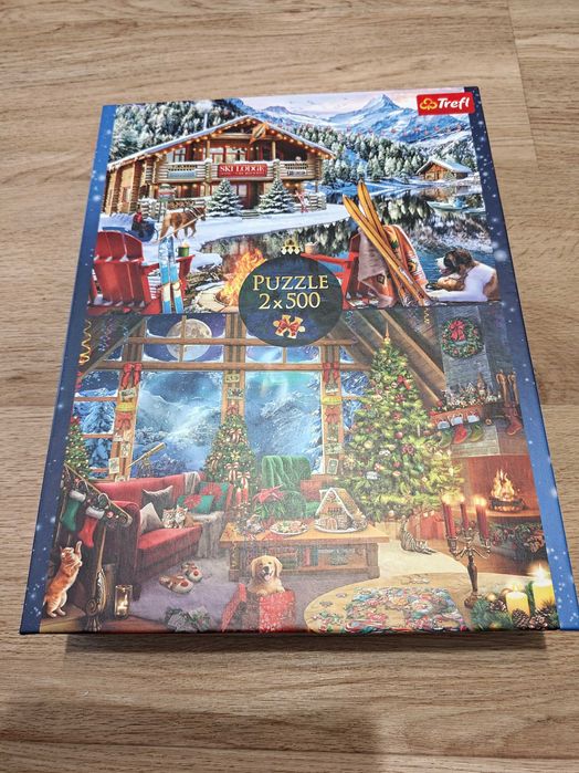 Puzzle 7x 500 elementów, zestaw