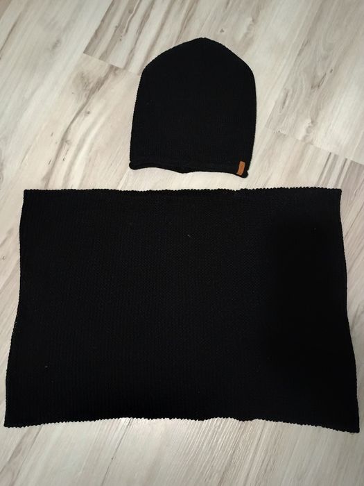 Czapka komin zestaw męski/damski