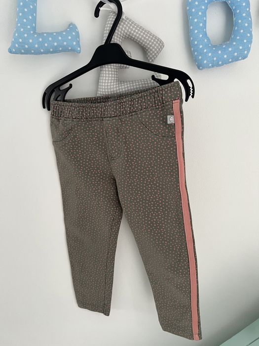 Legginsy dziewczęce Liegelind r.92 serduszka lampas