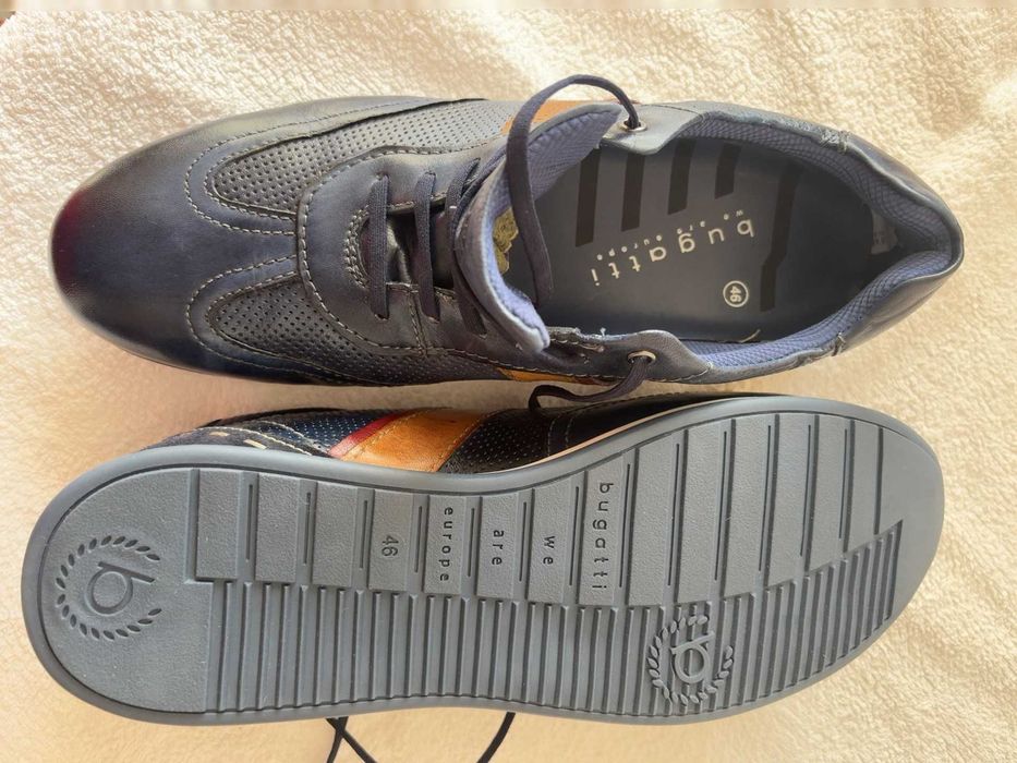 Туфлі шкіряні чоловічі Bugatti