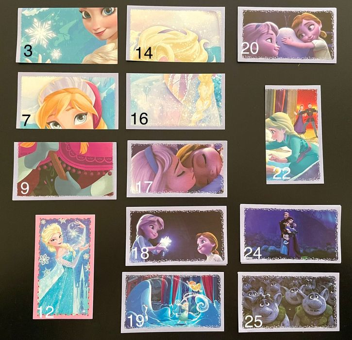 Cromos Panini Frozen - o Reino do Gelo