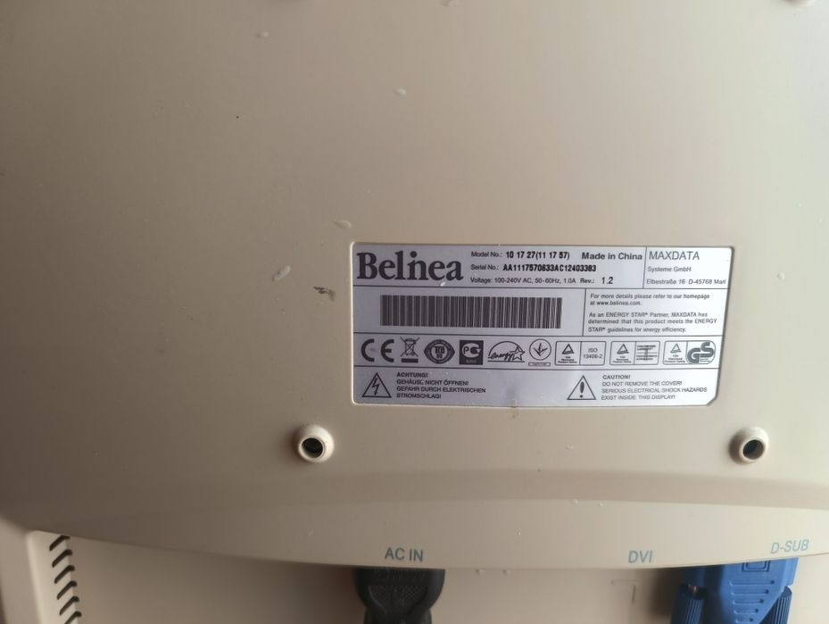 Монітор Belinea 10 17 27 (11 17 57) (17")