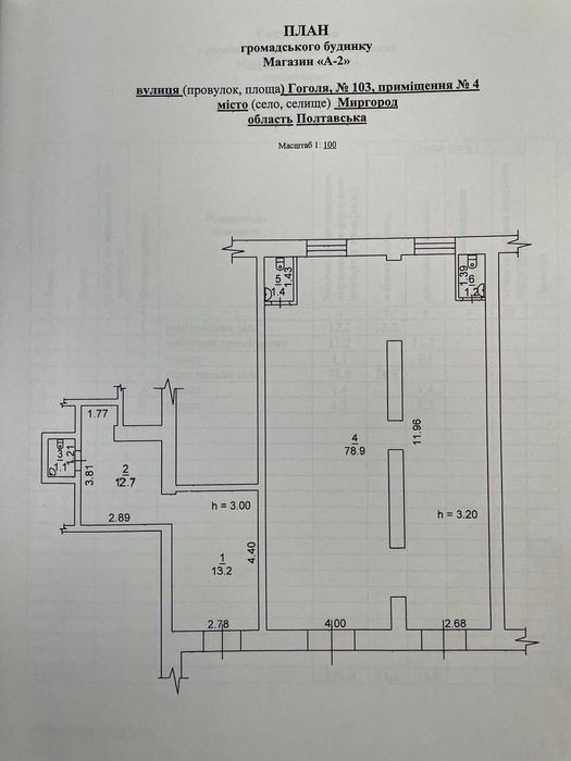 Оренда комерційного приміщення магазину 27м2