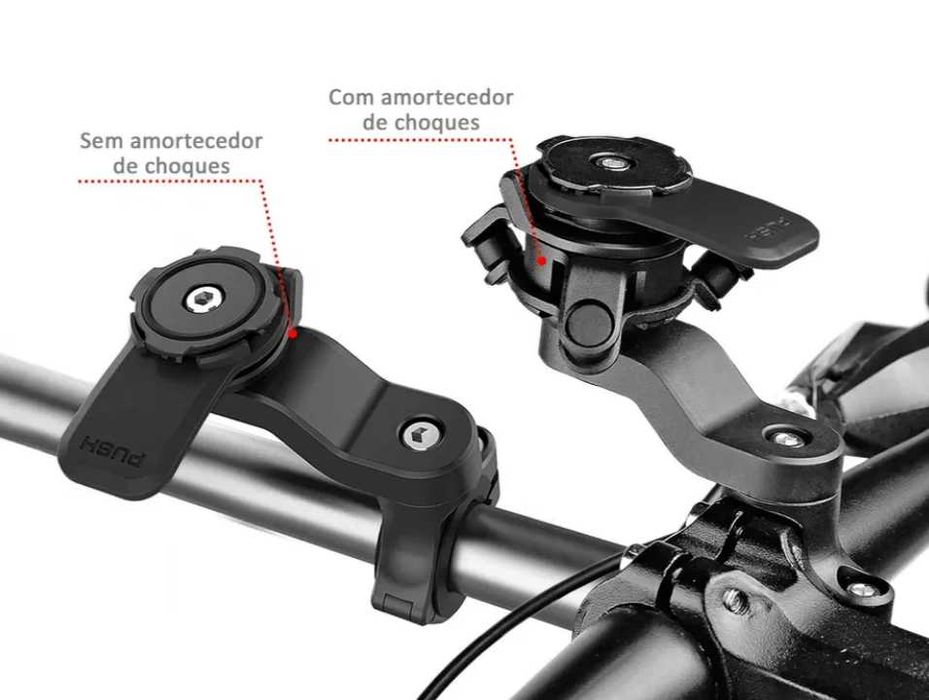 Suporte telemóvel QUAD LOCK PRO com amortecedor para moto (NOVIDADE)
