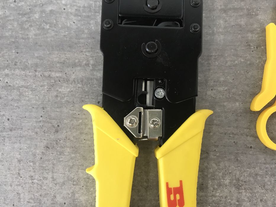 Обжимной инструмент для витой пары кримпер обжимка интернет провода