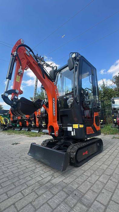 NOWA Minikoparka Kingway Yama H12K DWUSEKCYJNA POMPA Ramię Skr 1,2T