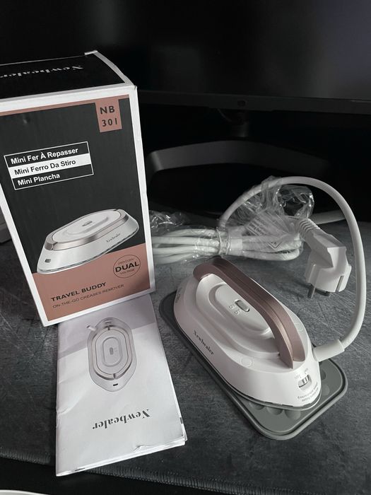 Міні праска Newbealer для подорожей, керамічна поверхня, 220V/120V