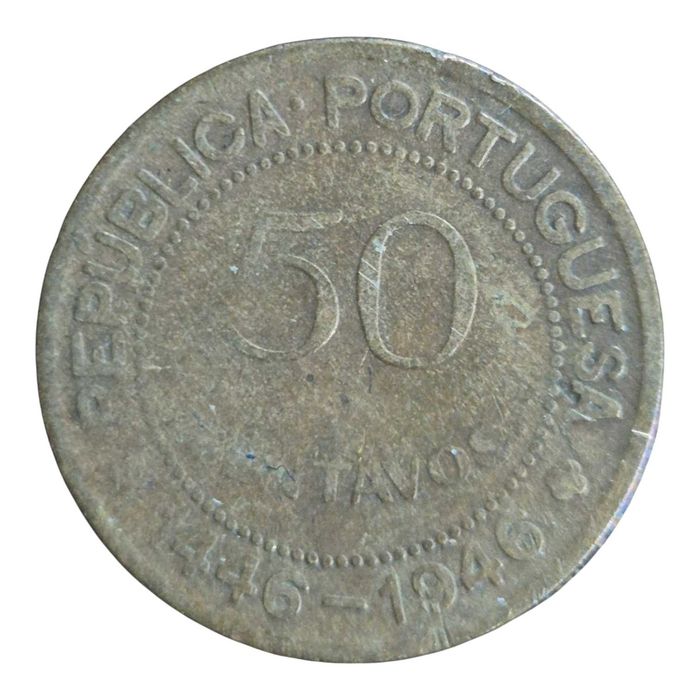 Guiné. Moeda 50 centavos 1946