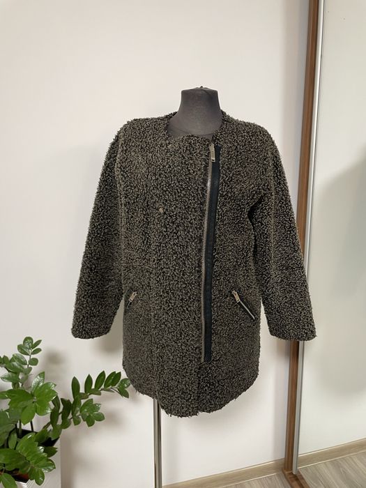 Kurtka plaszcz futerko kożuch damski Pull & Bear rozmiar M/L