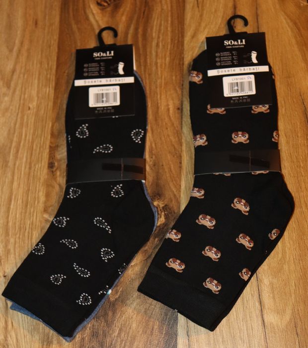 Skarpety Męskie Pioruny 39-42 Komplet 4 pary 54