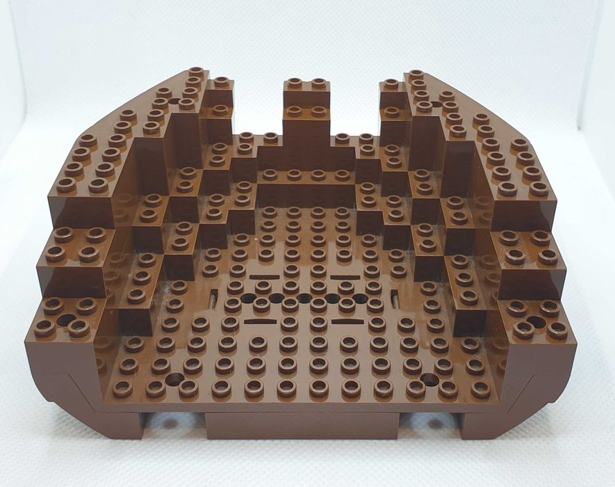 Lego 2558c03 kadłub statku 14x16x5 1/3 brązowy OLD Pirates