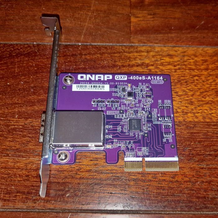 Karta QNAP QXP-400eS-A1164 SATA JBOD PCIe - Okazja!