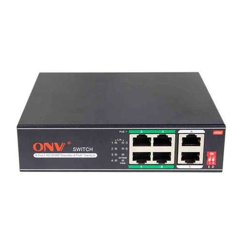 4-х канальный PoE коммутатор  ONV-H1064PSD
