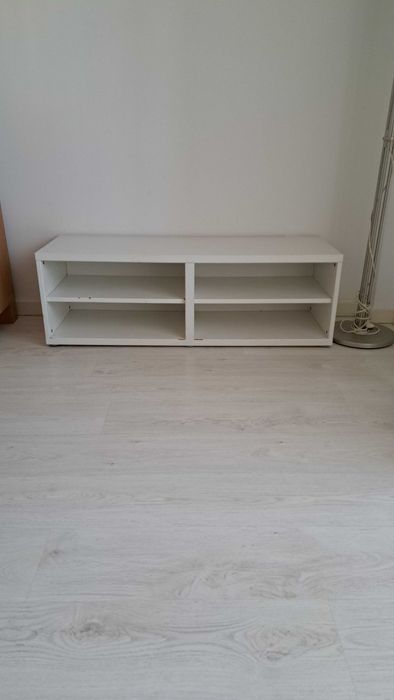 Móvel TV IKEA BESTÅ, branco, 120x40x38 cm