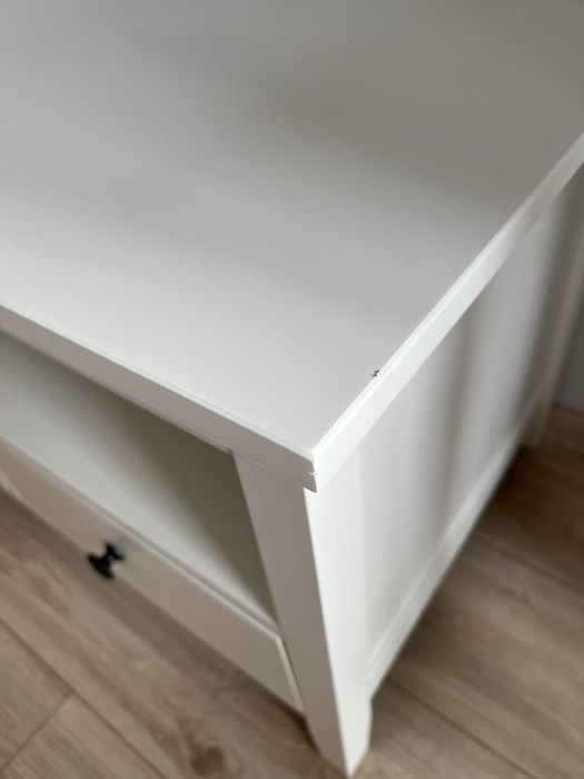 Szafka rtv nordby biały skandynawski