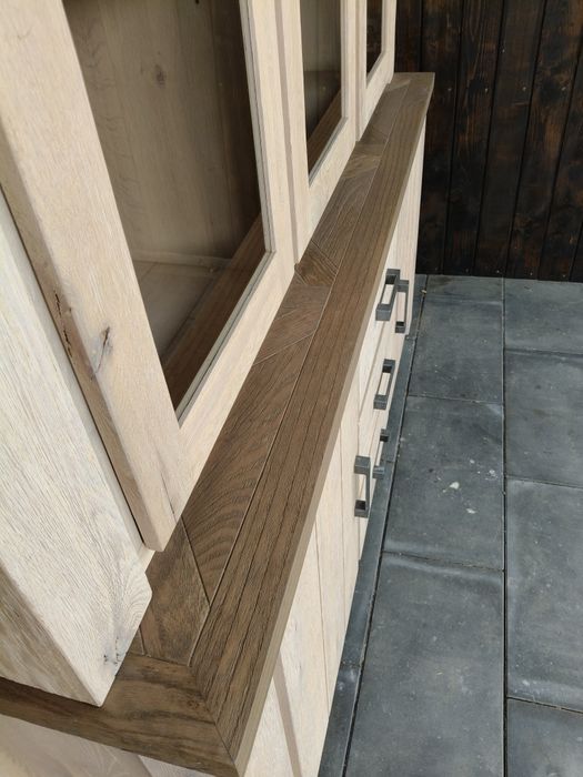 Kredens dębowy  / meble holenderskie / Leszkowice